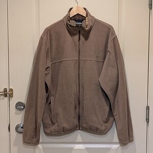 Men's Columbia PHG XL Tan and Camo Zip Front Sherpa Jacket